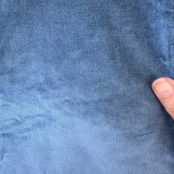 NWOT Denim & Co. QVC Adaptive Slim Straight Corduroy Pant Sz 10 Aqua Stretch - Picture 4 of 9